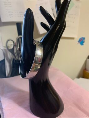 Classic Silver-Tone Cuff Bracelet